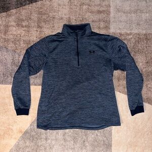 Under Armour Navy Heather Quarter-Zip Top